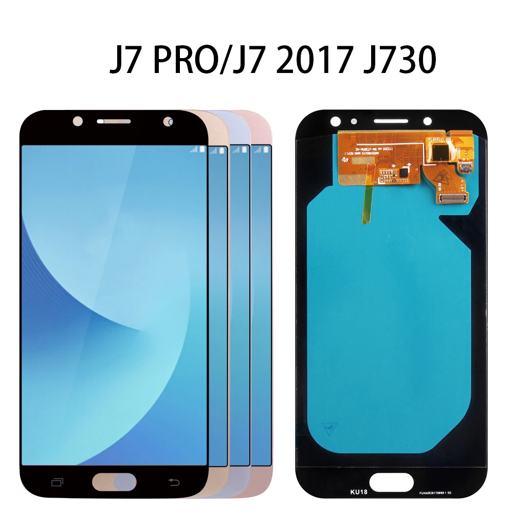 Супер AMOLED для SAMSUNG Galaxy J730 ЖК дисплей сенсорный экран J7 2015 J700 / 2016 J710 Pro J730F|Экраны