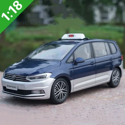 Taxi-C Изысканный подарок 1:18 Touran L сплава модель, моделирование литьем под давлением металлическая модель автомобиля, коллекция украшения - Цвет: Taxi-C