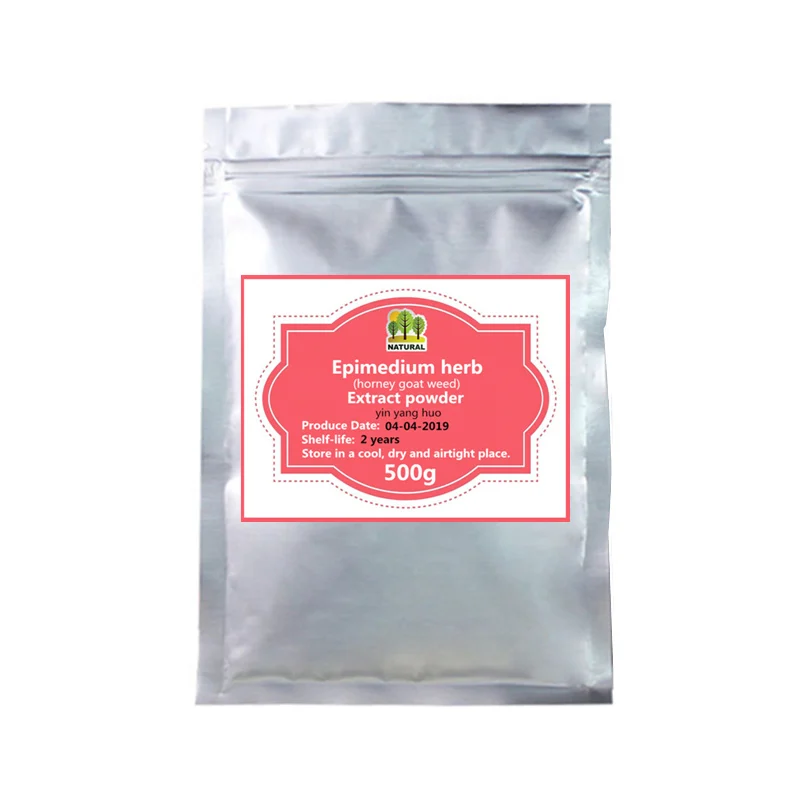 

50-1000g,100% Natural Sexual Enhancement Epimedium Herb Extract Powder,Horny Goat Weed,Icariin Powder,Cure Impotence