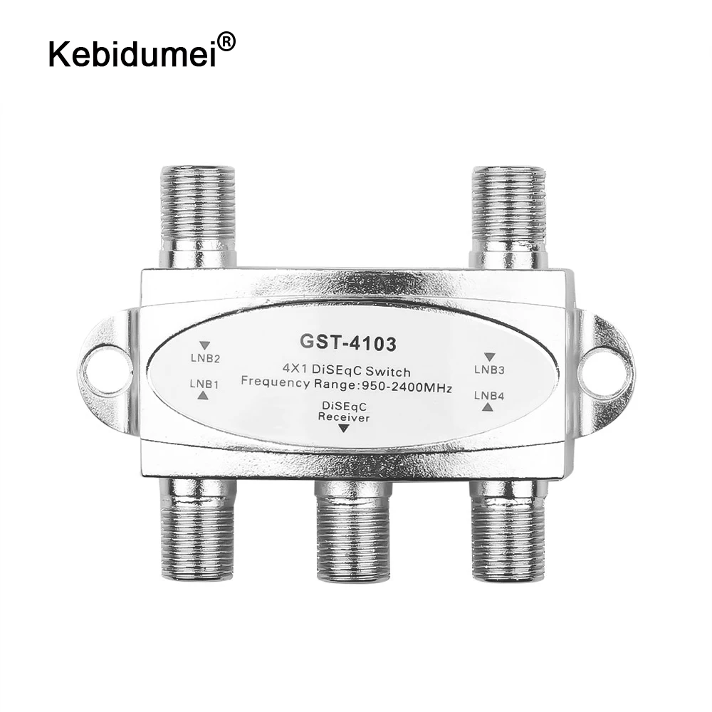 Kebidumei новейший DiSEqC переключатель 4x1 спутниковой антенны плоский LNB для ТВ