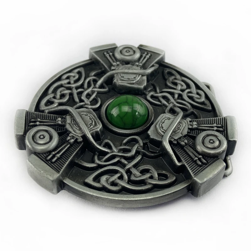 Мотоциклетные пряжки для ремня мужские брендовые Серебристые Металлические