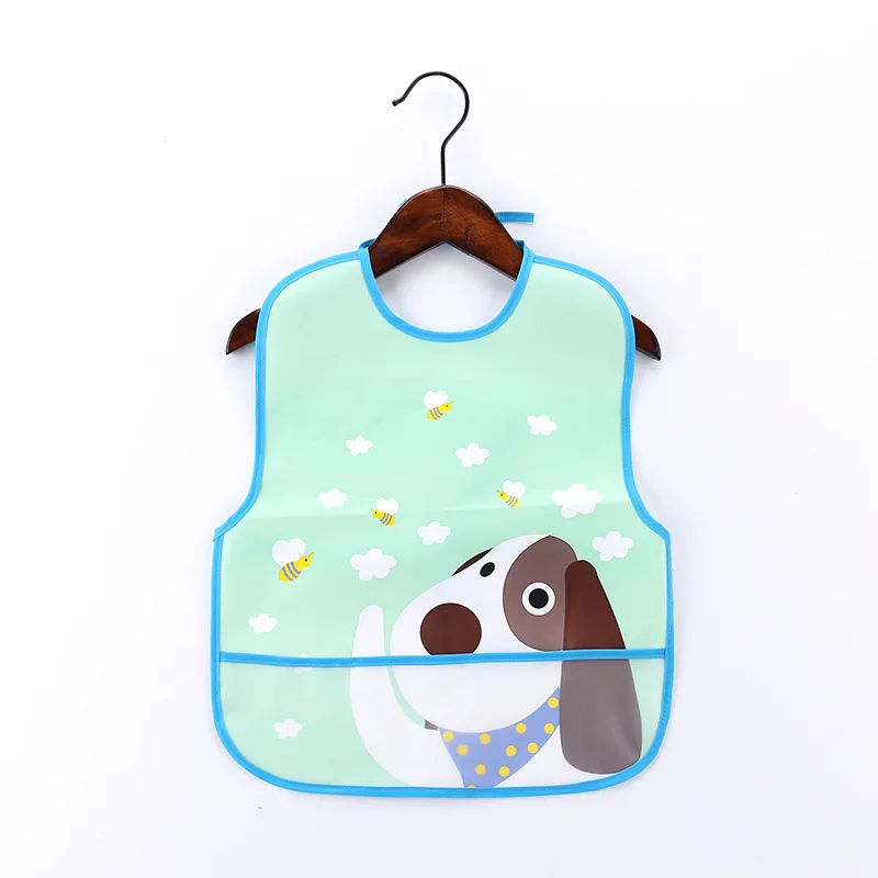 

Baby Bibs EVA Waterproof Lunch Feeding Bibs Baby Cute Cartoon Feeding Cloth Children Baby Apron Baberos Impermeables Para Bebe