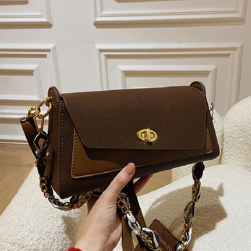 

Premium Texture Bag Women's Autumn/winter 2021 New Messenger Bag Niche Fashion Shoulder Bag Underarm Bag Dual-use Bag