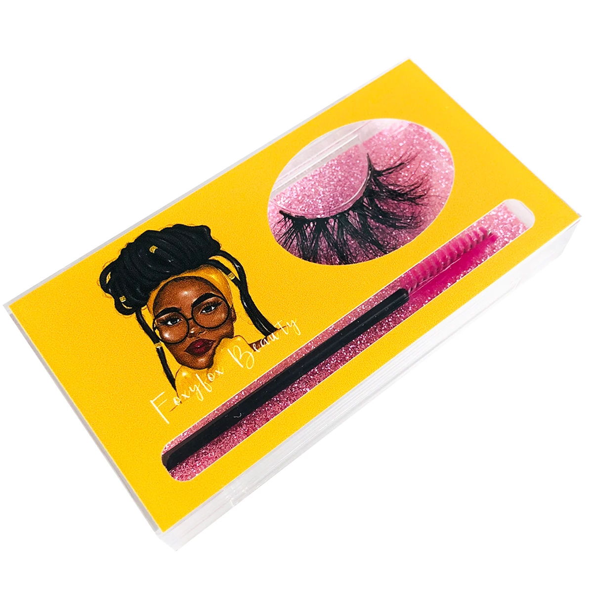 

Wholesale 27mm Mink Lashes Case Eyelash Packaging Box Lash Boxes Packaging Custom 3D Mink Lashes Boxes With Tray Empty