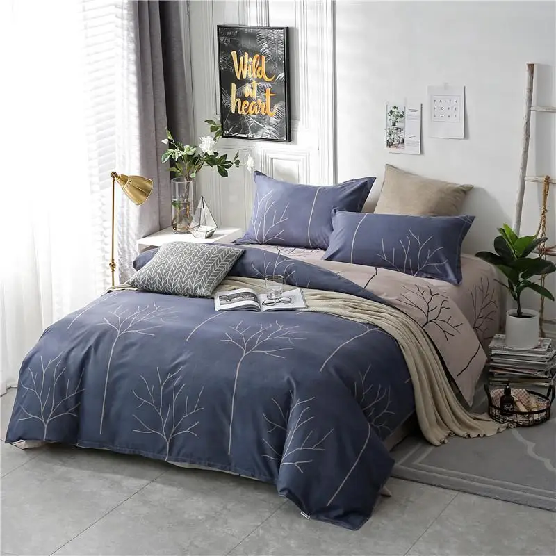 

Home textile three-piece bedding quilt cover pillowcase duvet cover set
