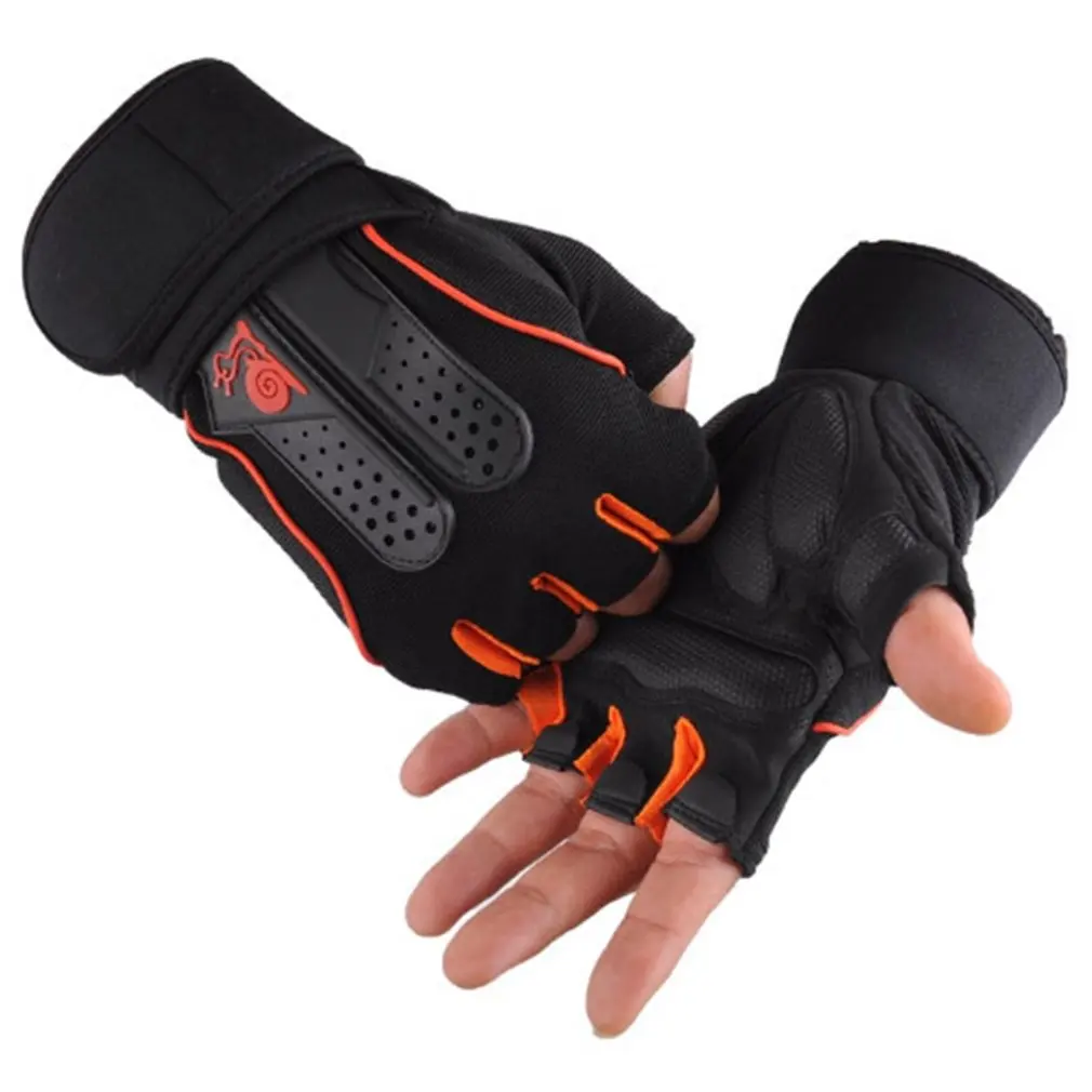 

Sports Gym Gloves Half Finger Breathable Weightlifting Fitness Gloves Dumbbell Men Women Weight lifting Gym Gloves Size M/L/XL