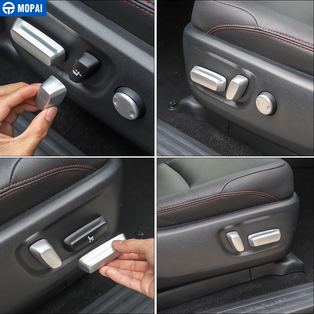 

MOPAI Interior Mouldings for Toyota 4Runner 2017+ Car Seat Adjustment Decoration Cover Accessories for Toyota 4Runner 2017+