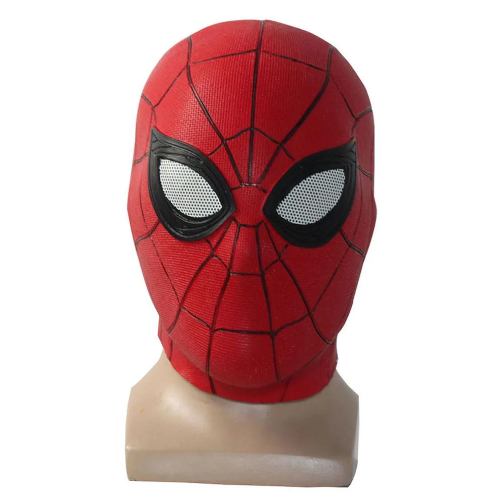 1pc Halloween Spider-Man Far From Home Hero Mask Headgear New Latex 3D Spiderman Cosplay Helmet Props | Тематическая одежда и