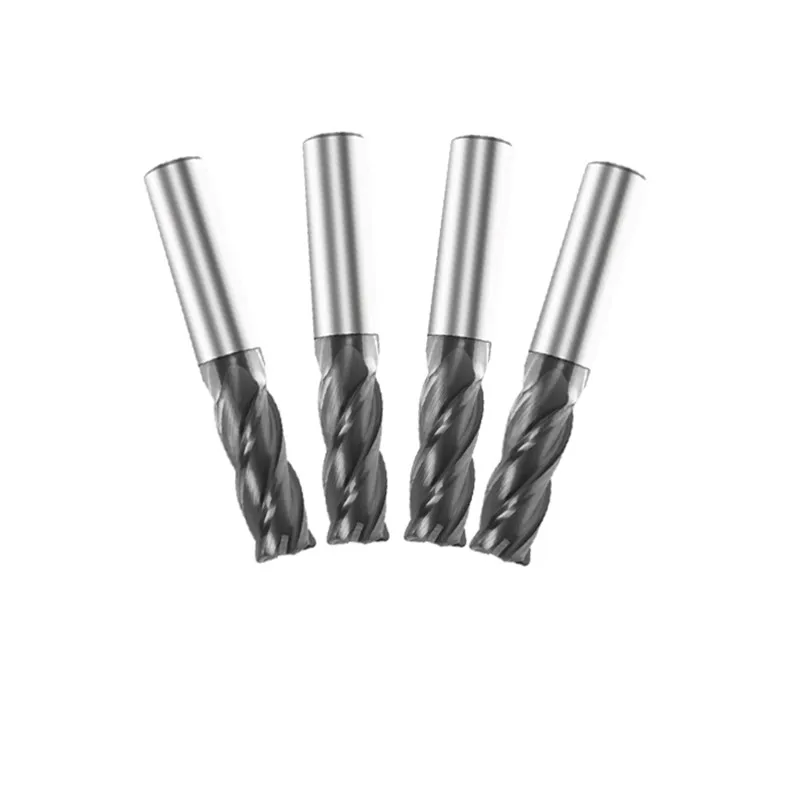 Концевая фреза r0 5 R1 HRC50 4 фрезы из карбида вольфрама Фрезерный резак с ЧПУ радиус