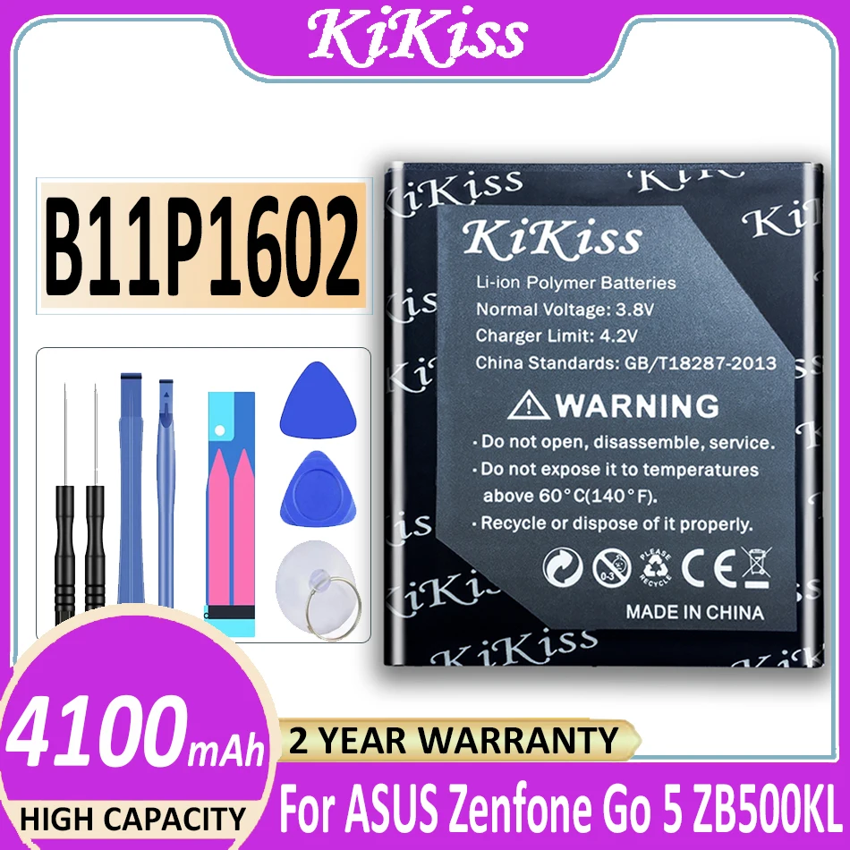

Аккумулятор B11P1602 4100 мАч для телефона ASUS Zenfone Go 5 "ZB500KL X00AD X00ADC X00ADA аккумулятор + номер отслеживания