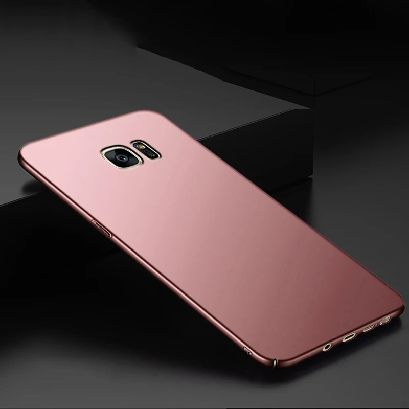 Ультратонкий чехол для Samsung Galaxy S6 S7 Edge S8 S9 Plus Note8 Note9 J5 J7 Pro J6 A3 A5 A7 2017 A6 A8 2018 жесткий