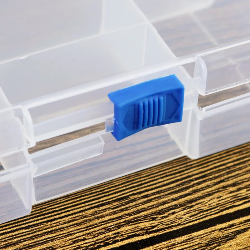 5 решеток простые прозрачные пластиковые отсеки ювелирный бисер органайзер