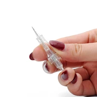 microblading bayonet tattoo needle disposable sterilized permanent makeup cartridge needle tattoo supplies for micropigmentation