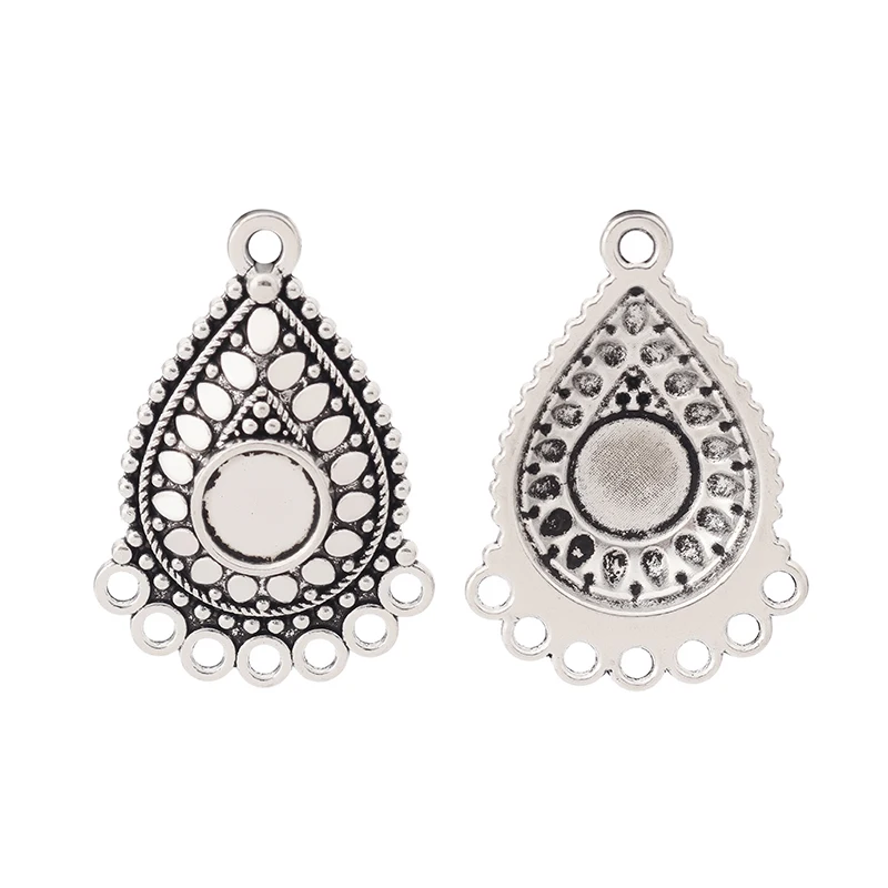 Серьги-подвески из серебра соединитель люстры пробы Круглые 8 мм 10 шт. | Украшения