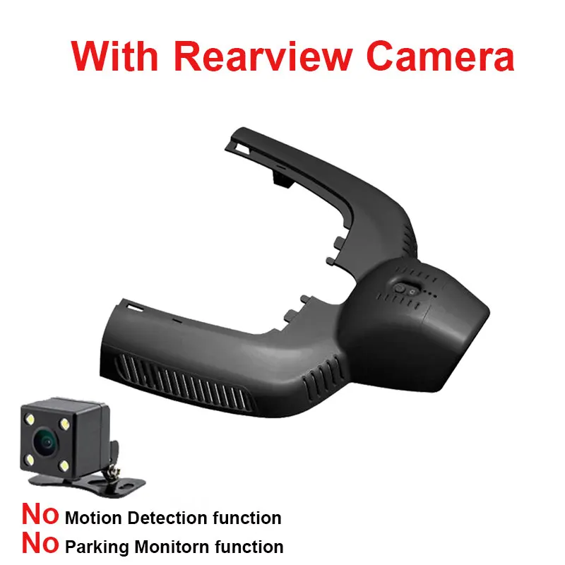 With Rear Lens Kampacar HD Автомобильный Wifi видеорегистратор Видеорегистраторы Novatek 96658 для Mercedes Benz GLE Class Deluxe GLE 350 450 W167 два видеорегистратора - Название цвета: With Rear Lens