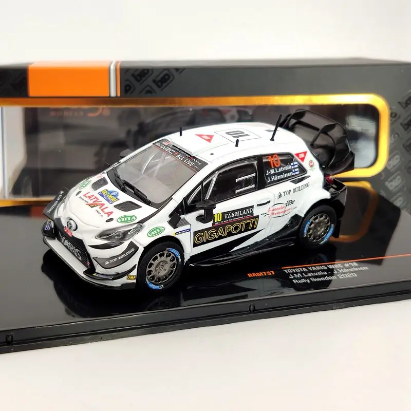 IXO 1:43 For T~OTA YARIS WRC #10 Rally Sweden 2020 RAM757 Diecast Models Edition Toys Car Collection | Игрушки и хобби