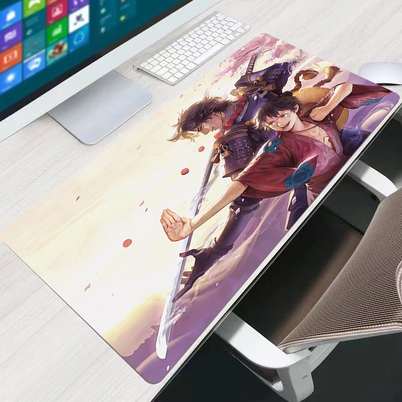

One Piece Anime Gaming Mouse Pad Gamer 90x40cm tapis souris Large Mouse Mat Soft Durable Keyboard Mousepad Computer Desk Mat