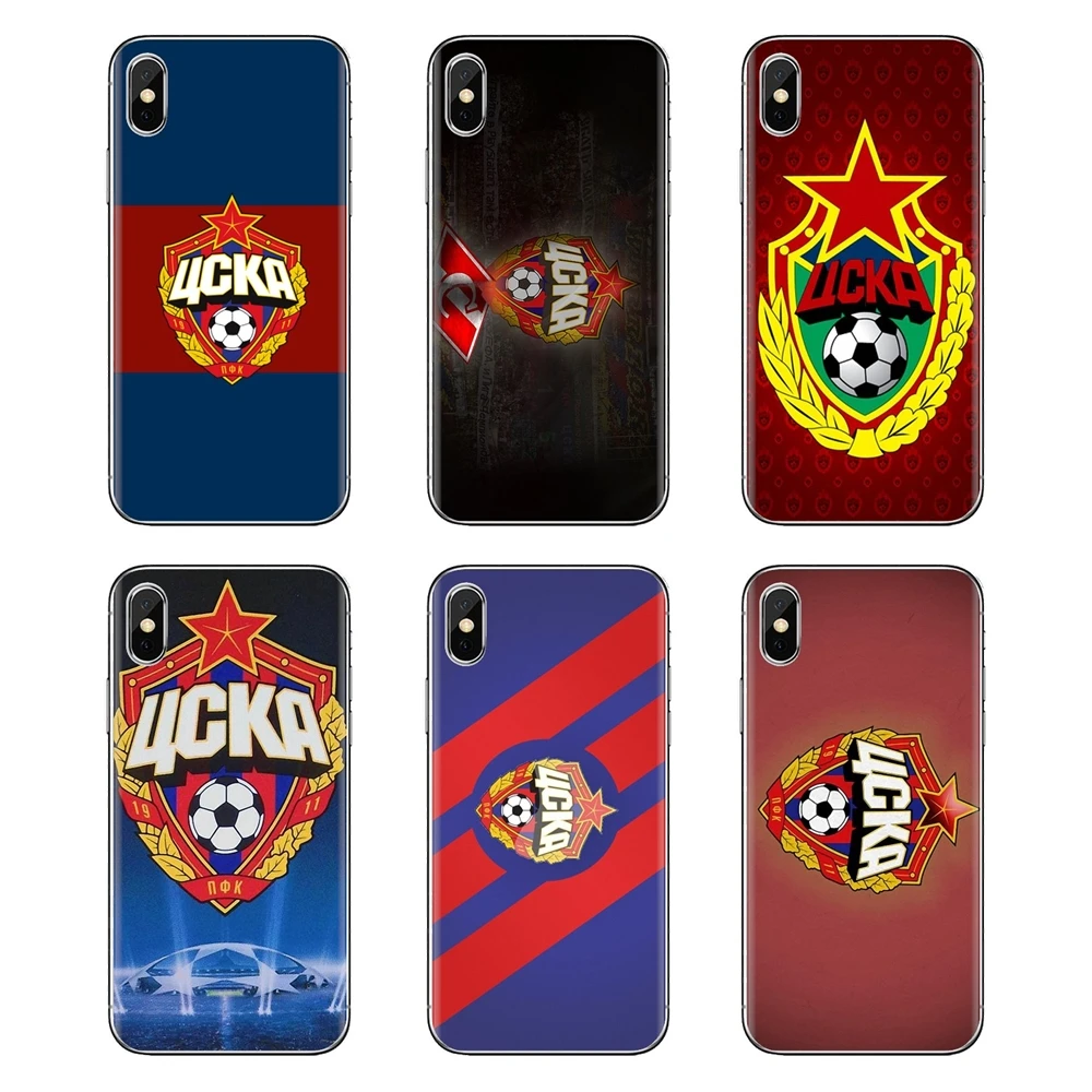 ЦСКА МОСКВА основной логотип России искусство ТПУ чехлы накладки для Xiao mi 4 5 5s 6 A1