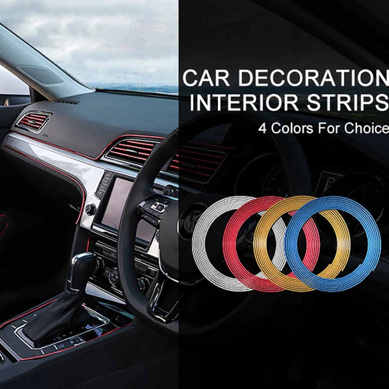 

Car Dashboard Door Edge Insert Trim Styling Interior Decorative Moulding Universal Insert Strip Auto Accessories