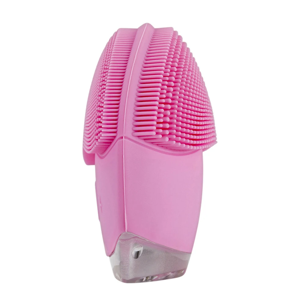 Мини USB электрическая Очищающая щетка для лица Силиконовый Sonic Cleaner глубокое