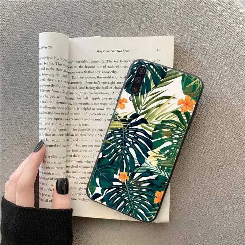 

Retro Flower fashion art pattern Phone Case For Samsung galaxy S 9 10 20 A 10 21 30 31 40 50 51 71 s note 20 j 4 2018 plus
