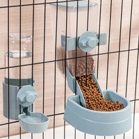 automatic pet bowls hanging feeder cage pet water bottle food container dispenser bowl for puppy cats rabbit pet feeding product