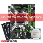 Материнская плата HUANANZHI X99, с процессором XEON E5 2630L V3 2*8 ГБ DDR4 2666 NON-ECC