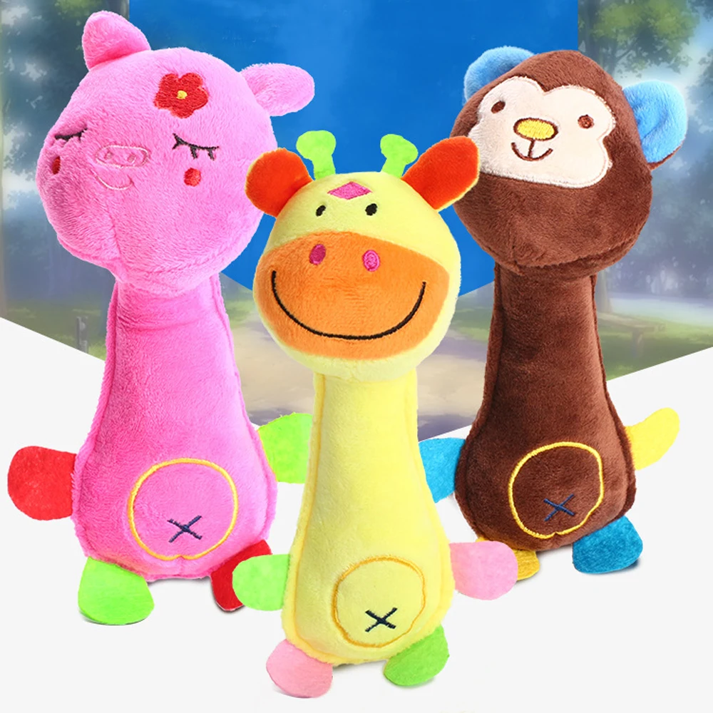 

1 шт., плюшевая игрушка-пищалка для собак