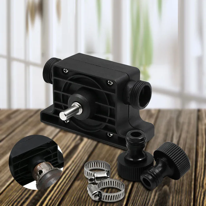 Насос для электродрели самовсасывающие переносные насосы 8 мм с круглой