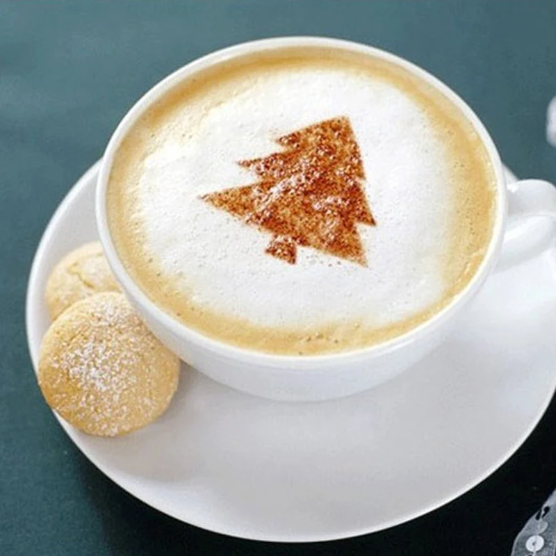 Пресс-форма для кофе молока пирожных кексов трафаретов шаблон баристы капучино