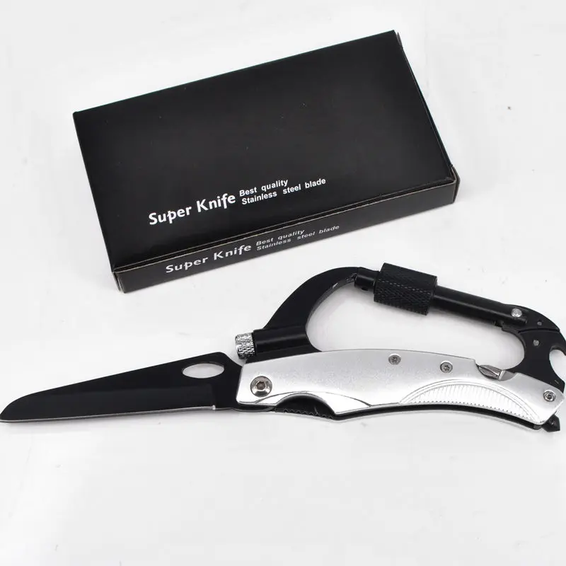 K7339-White Складной нож, многофункциональный охотничий инструмент для выживания, Куто, нож с фиксированным лезвием, Походное снаряжение для походов, карманные ножи, Karambit Messer - Цвет: K7339-White