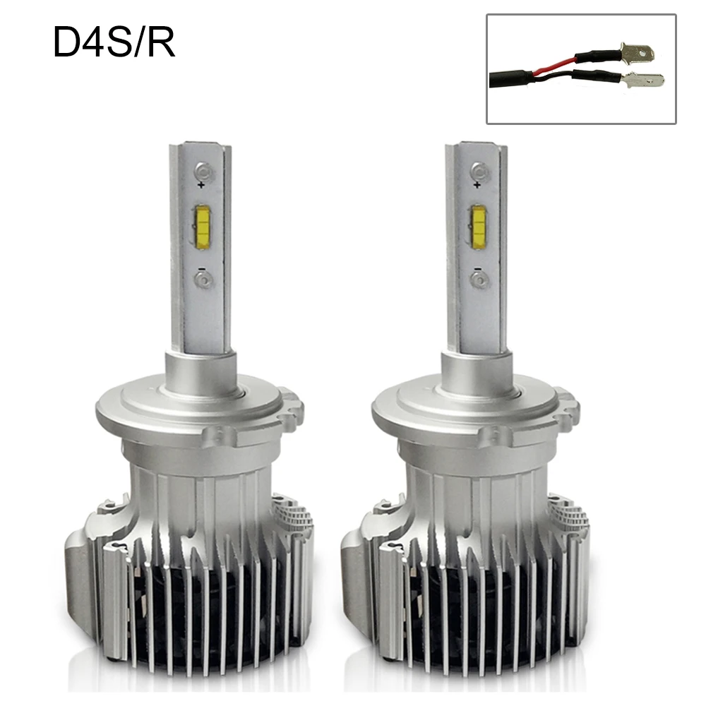 D4S D4R Мини Размеры светодиодный H7 H4 фары лампы H8 H9 H11 Автомобильные фары D2S D2R D1S D3S D4S D4R 8000LM 72 Вт 6000 К 24V мотоциклов вспомогательная лампа - Испускаемый цвет: D4S D4R