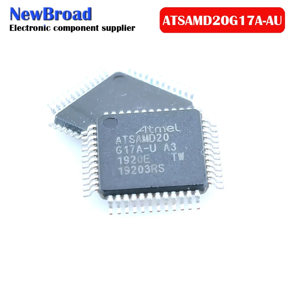 Оригинальный флэш-микроконтроллер TQFP48 32-bit MCU ATMEL однокристаллический КБ 1 шт. |
