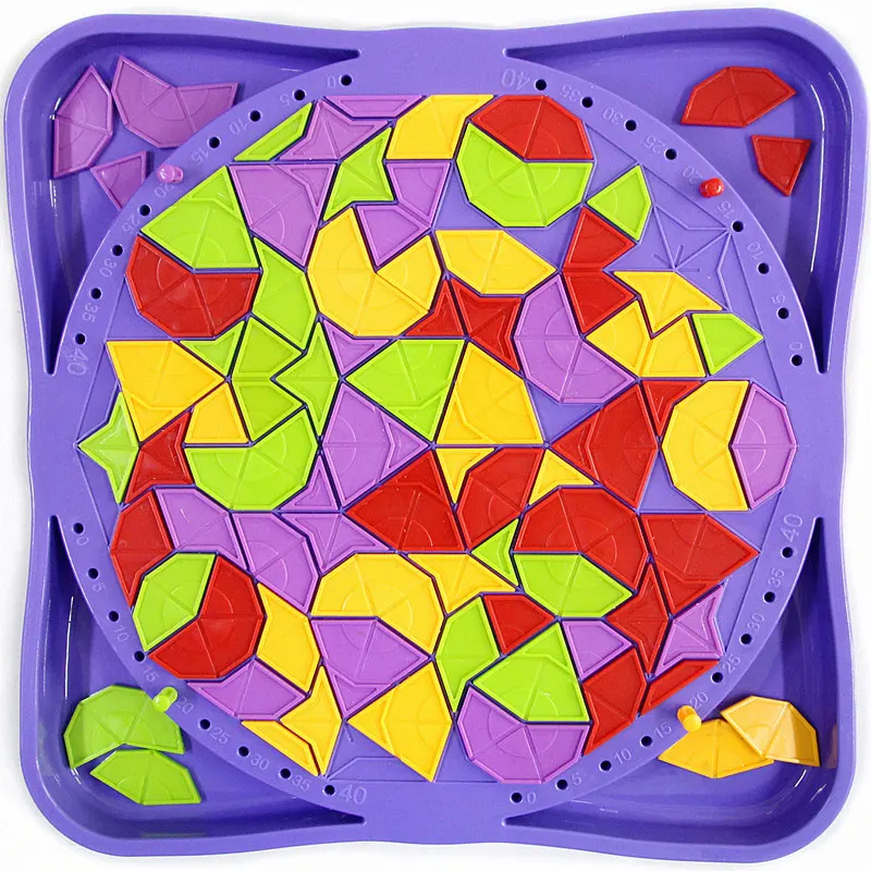 Магнитные 3D головоломки Tangram игра Монтессори Обучающие Настольные игры для
