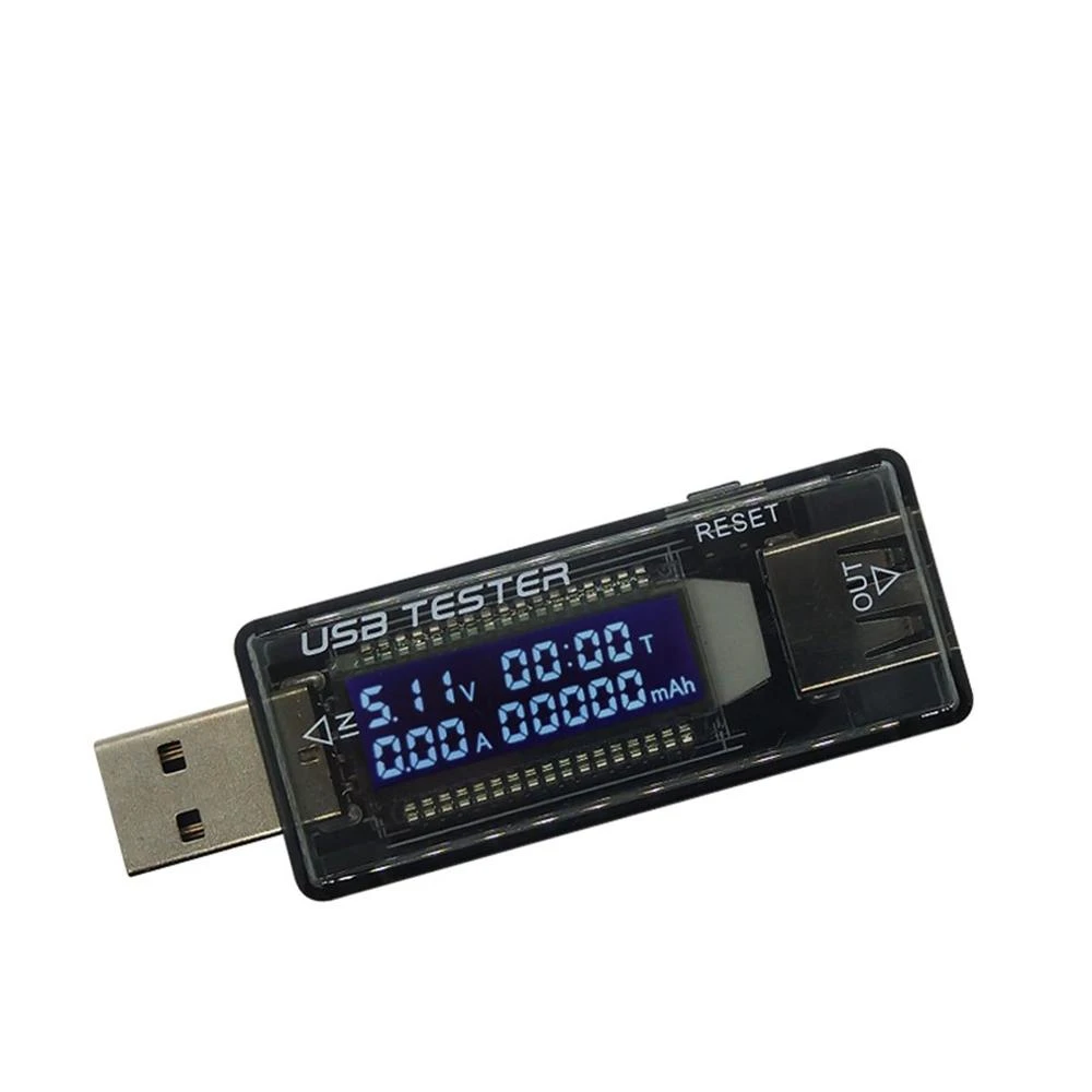 

Power Bank Meter Ammeter Tool USB Current Voltage Tester Charger Capacity