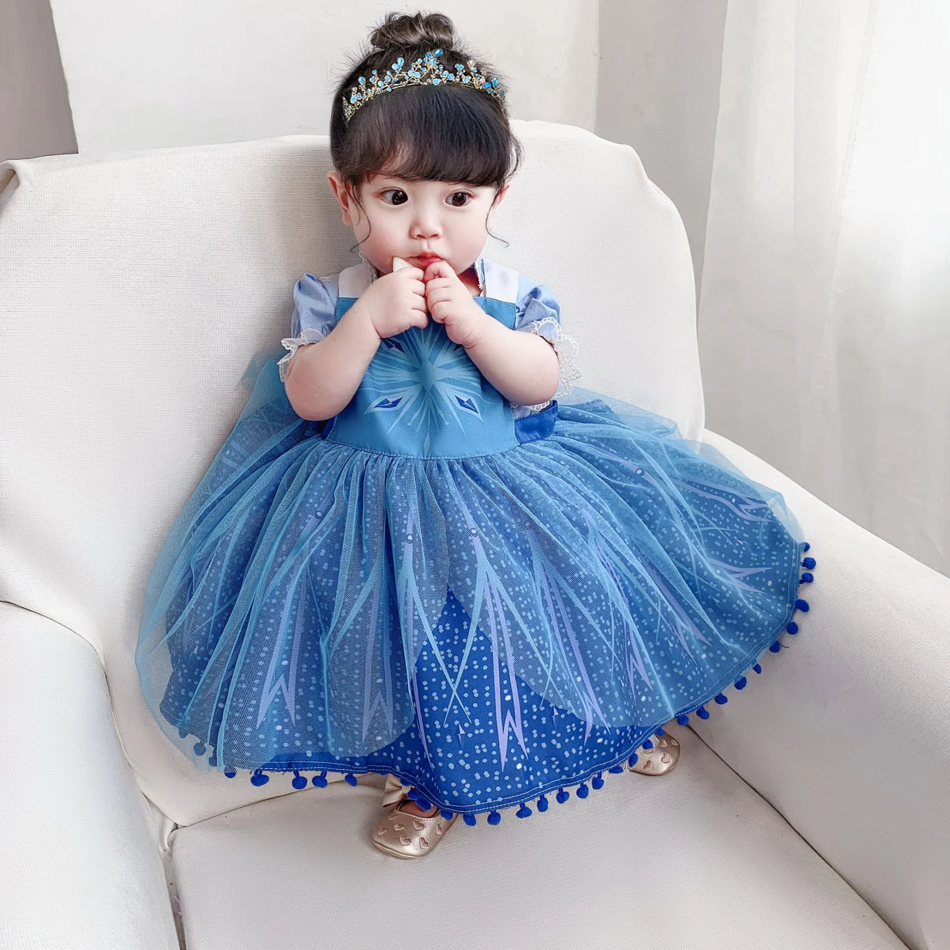 Новинка 2020 детское водонепроницаемое платье-фартук комбинезон для девочек с