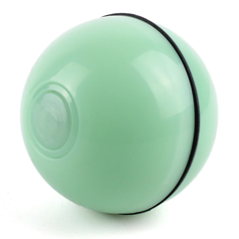 Green Умная интерактивная игра для кошек и игрушки мяч, Usb Перезаряжаемый движение активированный автоматический вращающийся электронная игрушка питомец - Цвет: Green
