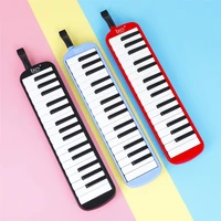irin 32 key melodica piano professional playing keyboard musical instrument mouthpiecelong hose kids gift redbluepinkblack