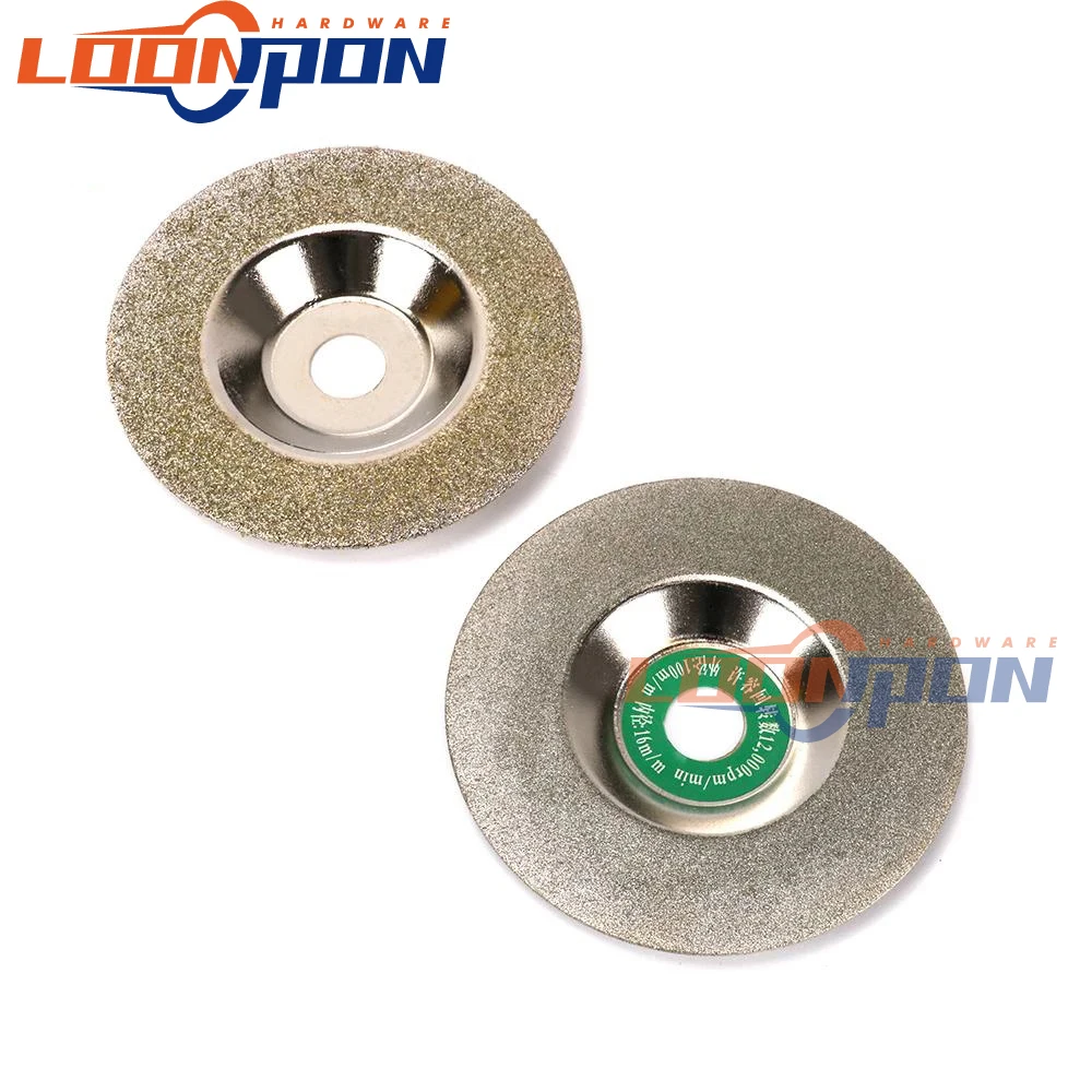 Алмазный шлифовальный диск 100 мм тип чаши отрезное колесо резак стекла пилы