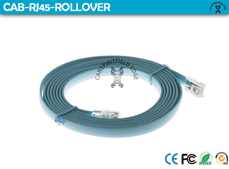 

NO.1 NEW CAB-RJ45-ROLLOVER Cable 72-1259-01 6feet