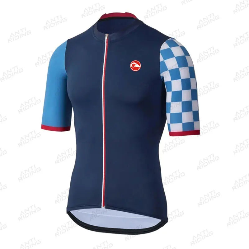 

2021 High Quality Men's Cycling Jerseys Short Sleeve Bike Shirts MTB Bicycle Jeresy Cycling Clothing Wear Ropa Maillot Ciclismo