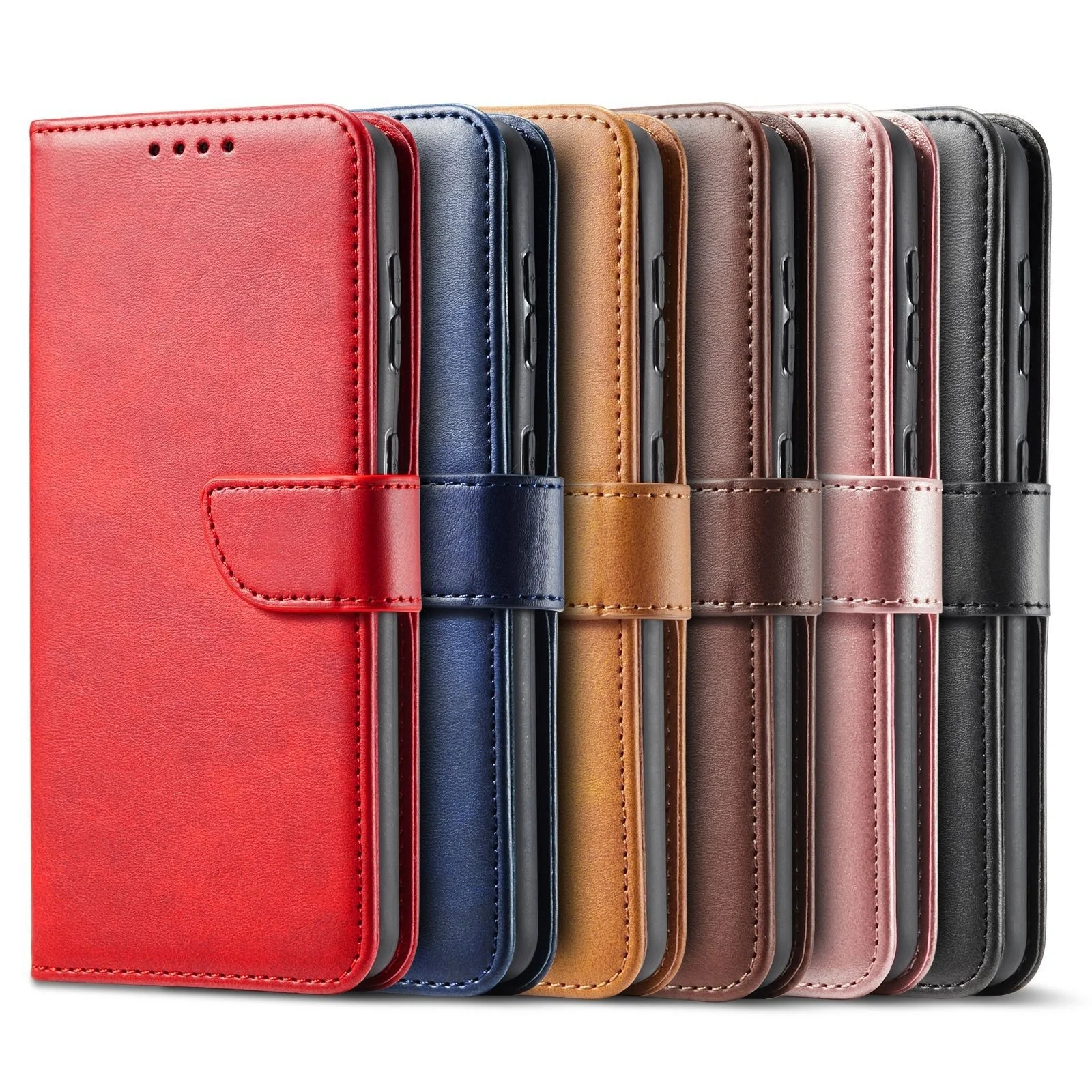 

Suitable for Samsung S21 mobile phone leather case A12 mobile phone case A32 card calf leather case A22 flip cover protective