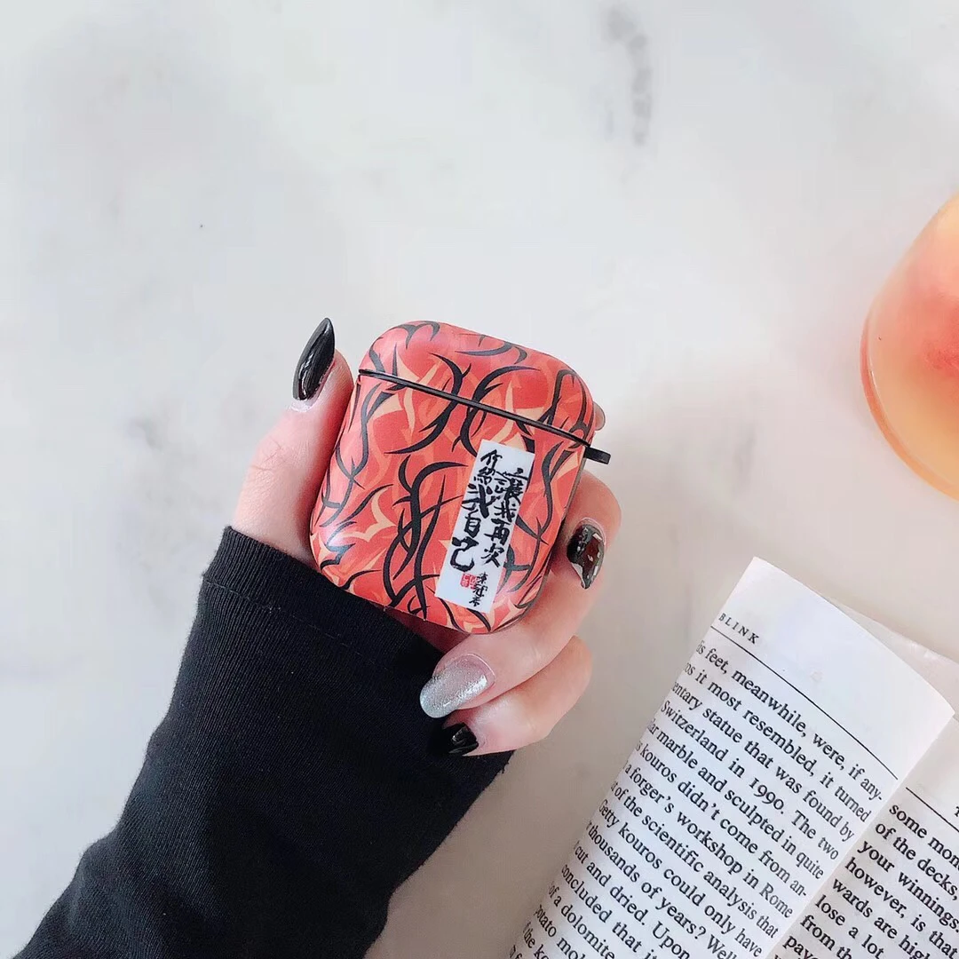 Роскошный китайский Jing thorn Модный мягкий чехол для Apple new Airpods 1/2 противоударный чехол беспроводной Bluetooth наушники чехол для гарнитуры
