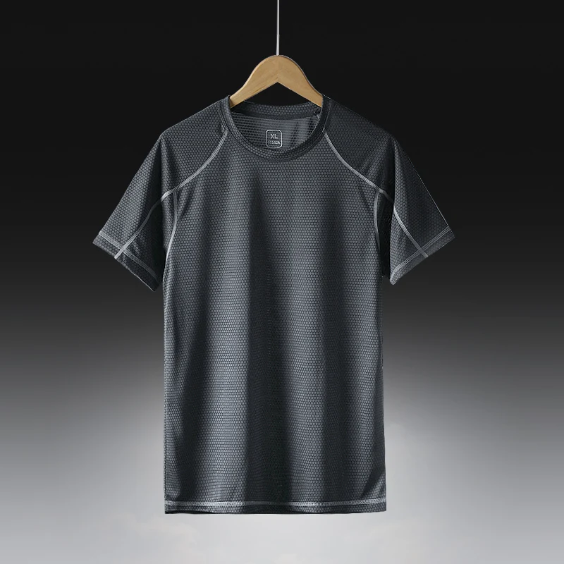 Новинка 2019 впитывающая пот фабричная Мужская сухая короткая женская футболка