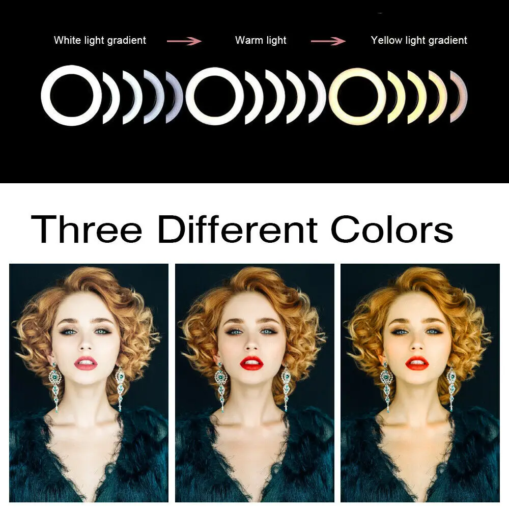 6 дюймов селфи кольцо светильник Настольная лампа для видеосъемки фотографий