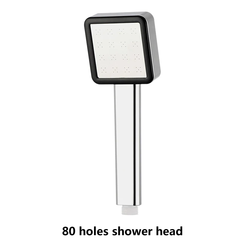 80 holes shower VEHHE насадка для душа высокого давления, фильтр для экономии воды, АБС ХРОМ, мощная насадка, 300 отверстий, панель, аксессуары для ванной комнаты - Цвет: 80 holes shower