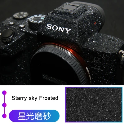Защитная пленка для камеры SONY A7M3 A7R3, антикоррозийная Защитная пленка для камеры, защищенная от царапин, с орнаментом от истирания - Цвет: Черный