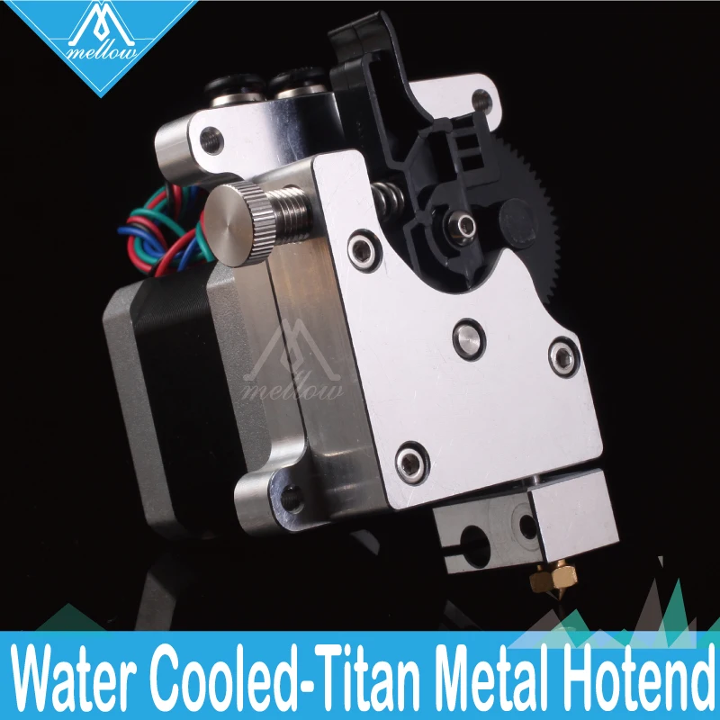 Мягкий 3D части принтера Titan AQUA с водяным Охлаждением Экструдер для 1 75 мм нити FDM