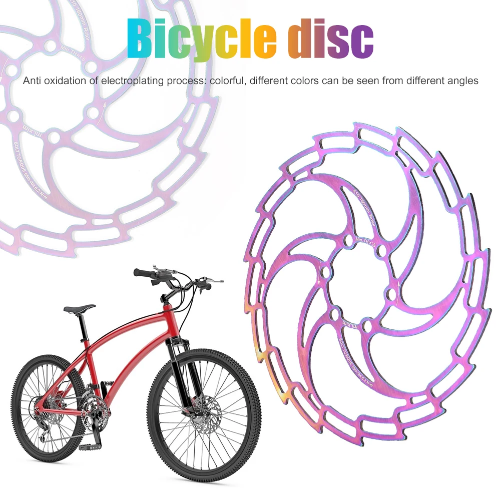 

Дисковые тормоза для горного велосипеда 160/180 CNC, дисковые тормоза для горного велосипеда, колодки, цветные тормозные фитинги для горного вел...