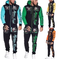 zogaa 2020 mens sets clothes hoodies and pants 2 piece set warm ladies printed mens outfits matching suit man tracksuit